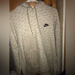 Large tan Nike hoodie